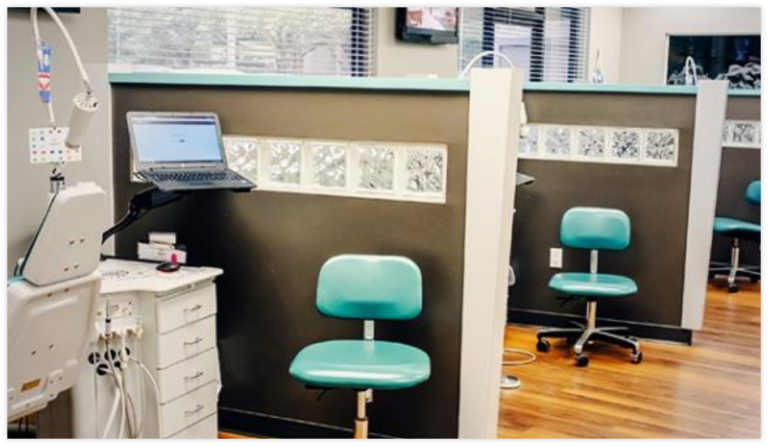 Exam rooms at South Tampa pediatric dentistry office